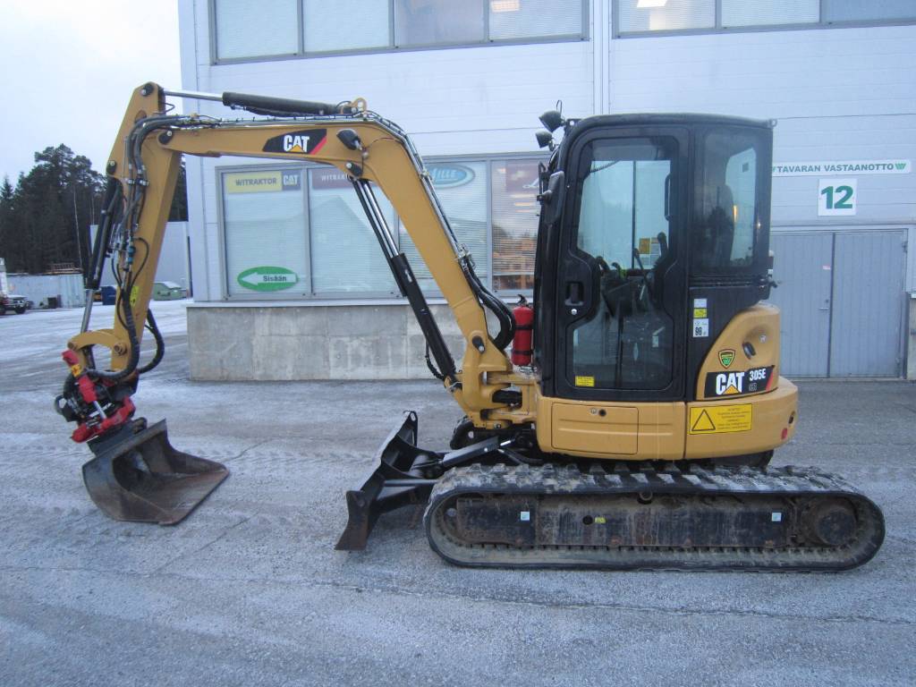 Used Caterpillar 305E CR mini excavators