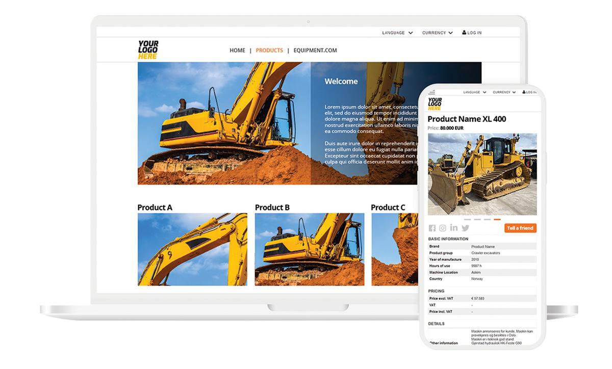 Branded webshop