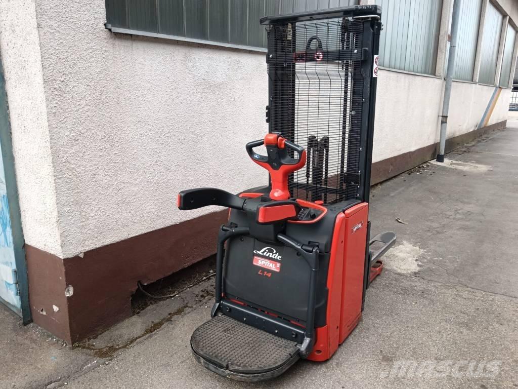 Linde L14AP Pedestrian stacker