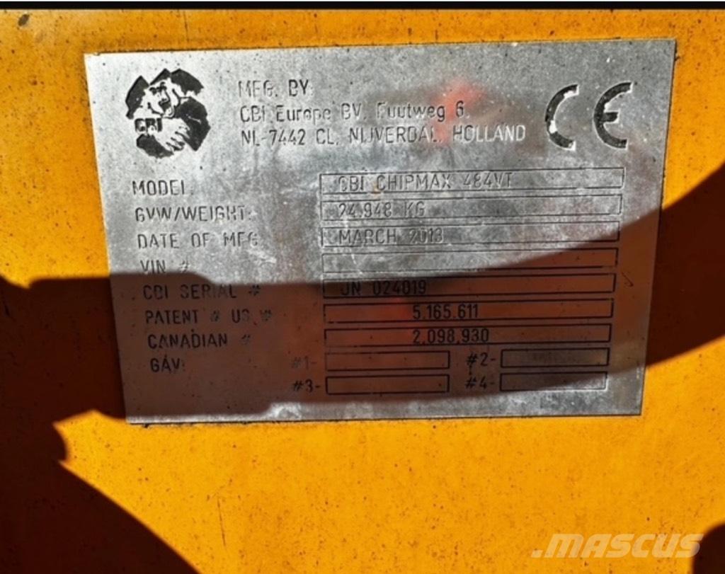 CBI Chipmax 484VT Wood Chippers