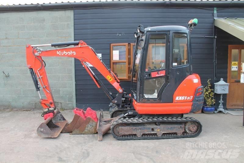 Kubota KX 61-3 Mini Excavators <7t (Mini Diggers)