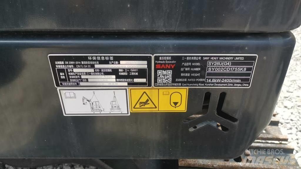 Sany SY 26 U Mini Excavators <7t (Mini Diggers)