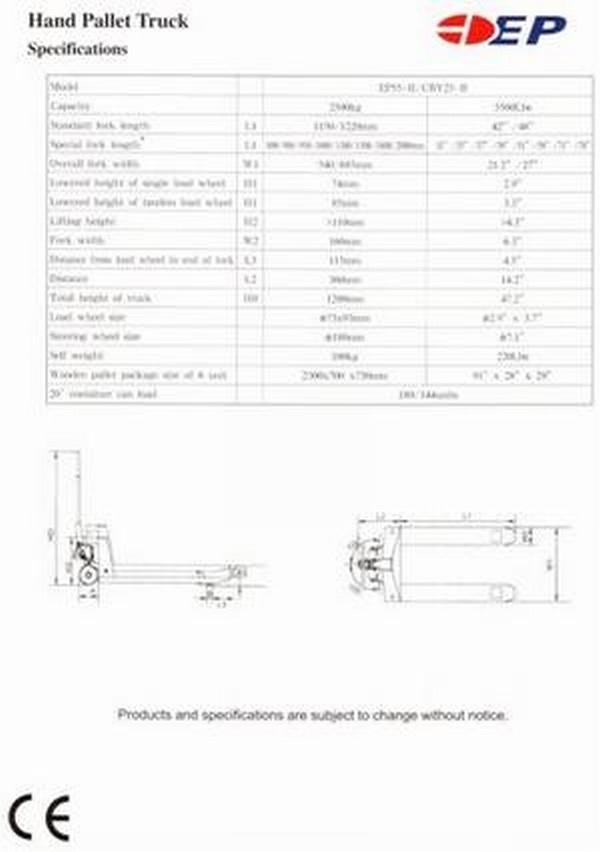 EP CYBII Pallet Truck