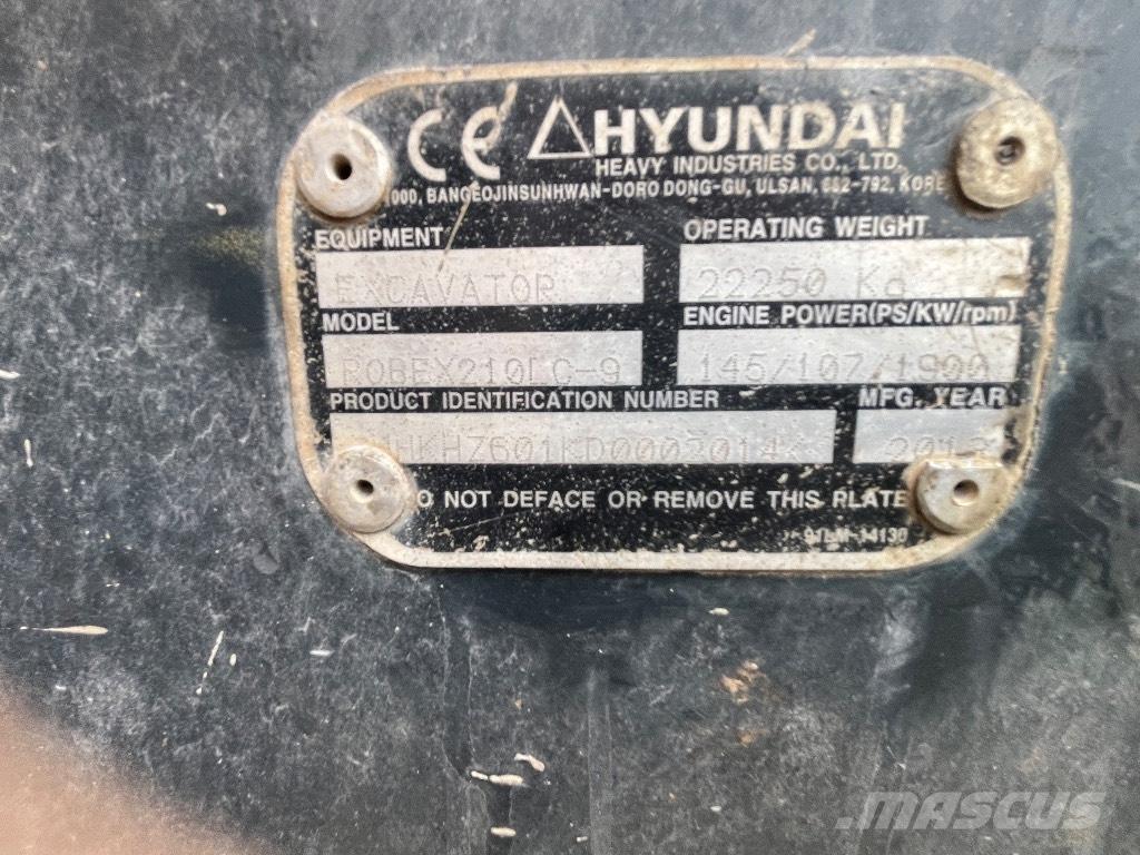 Hyundai 210-9! Crawler Excavators