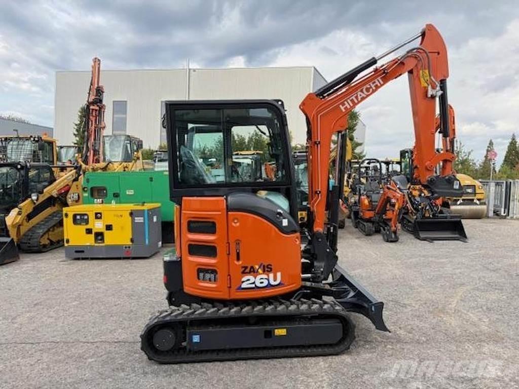 Hitachi ZX26 U-6 Mini Excavators <7t (Mini Diggers)