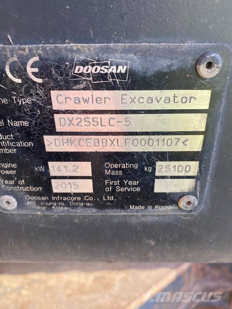 Doosan DX 255 LC-5 Crawler Excavators