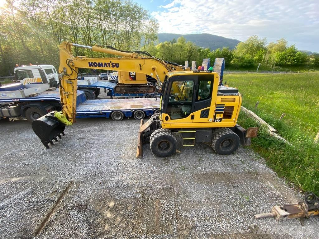Komatsu PW 148 Wheeled Excavators