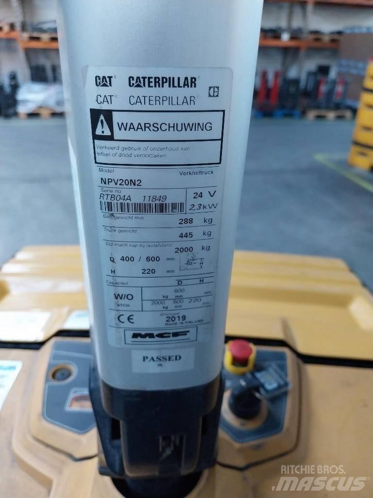 CAT NPV 20 N2 Low lifter with platform