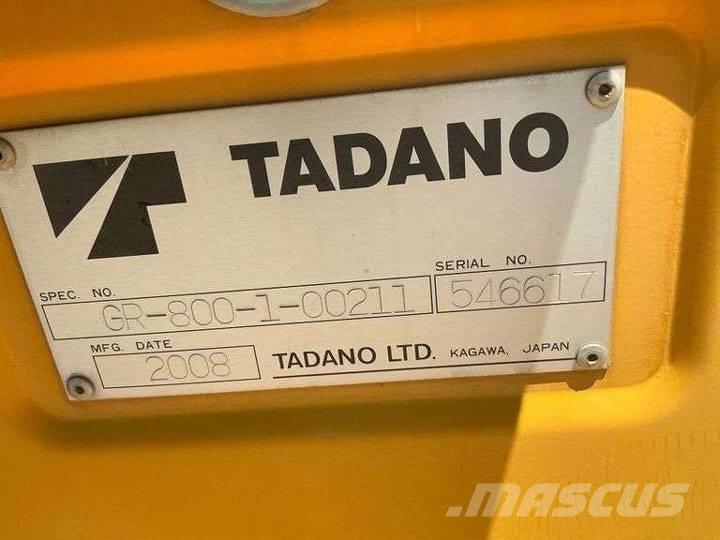 Tadano GR 800 XL-1 Rough Terrain Cranes