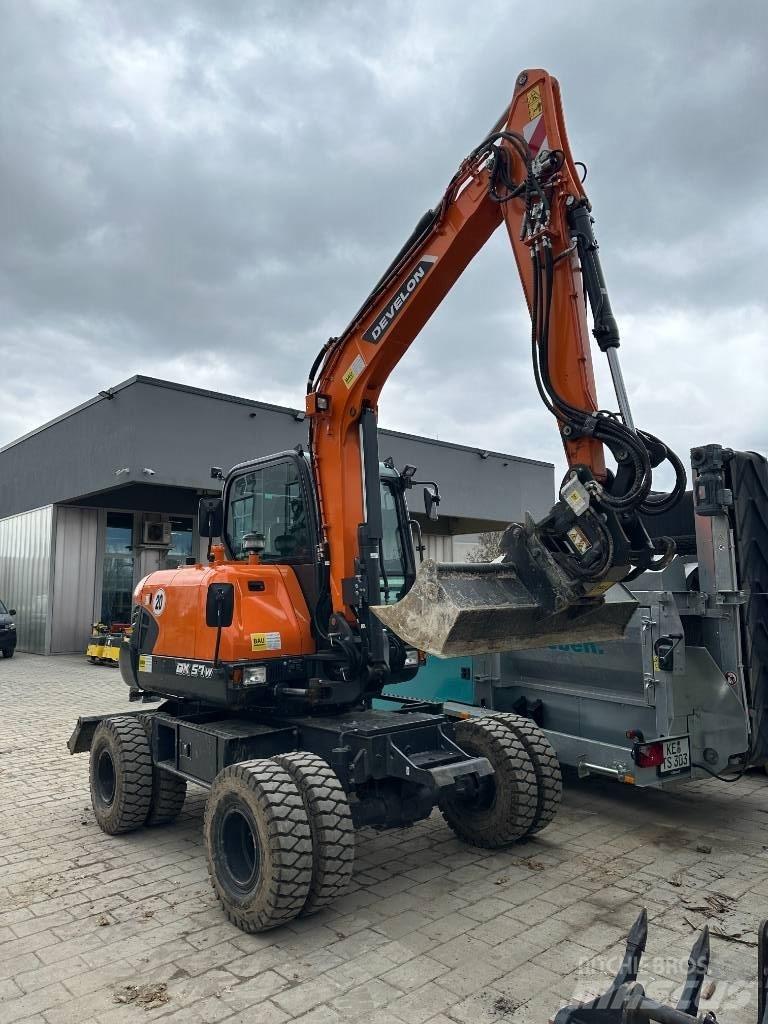 Develon DX 57 W-7 Wheeled Excavators