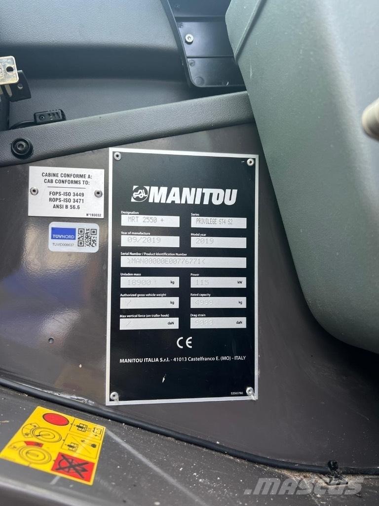 Manitou MRT 2550 Telescopic Handlers