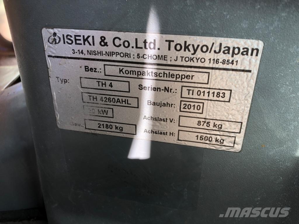 Iseki TH 4260 AHL Compact tractors