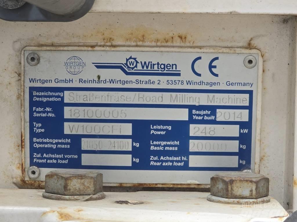Wirtgen W 100 CFI Asphalt cold milling machines