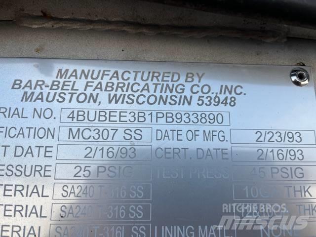  Bar-Bel Non-Code DC Tank Trailers