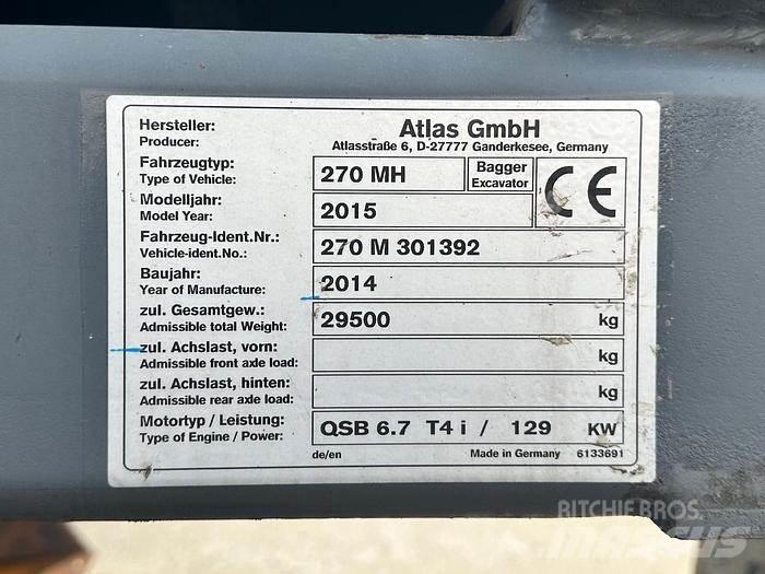 Atlas 270MH Waste / Industry Handlers