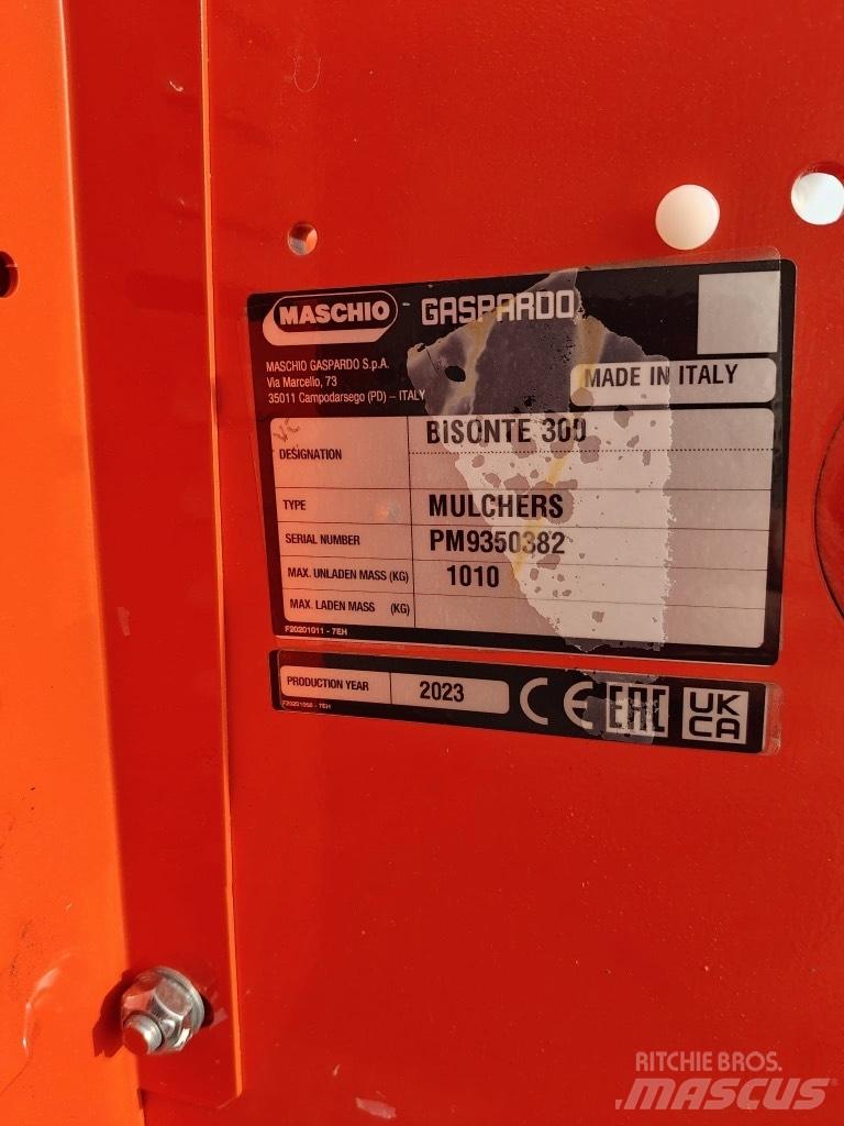 Maschio Bisonte 300 Pasture Mowers And Toppers