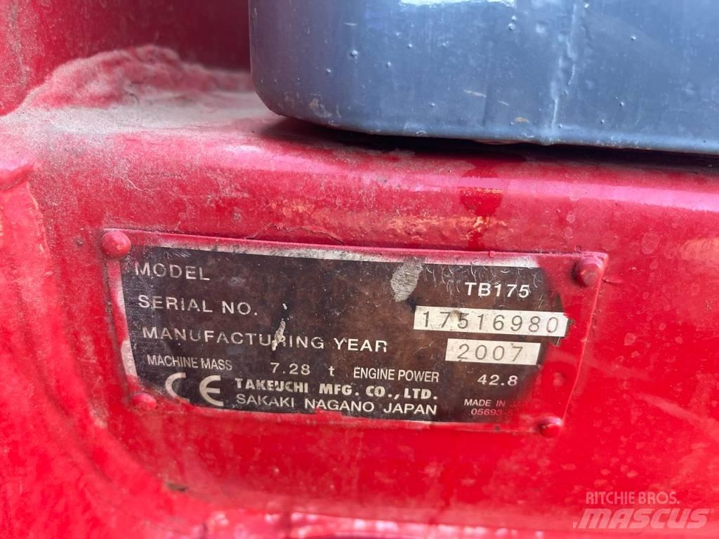 Takeuchi TB 175 Mini excavators  7t - 12t