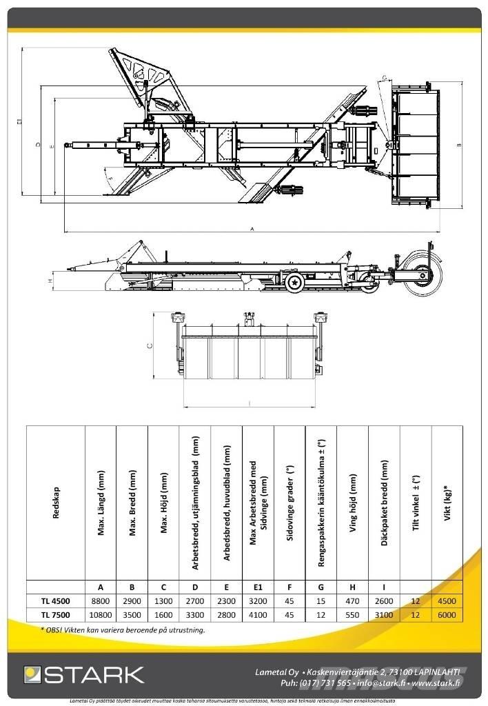 Stark TL7500 Motor Graders