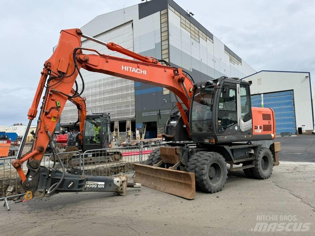 Hitachi ZX 140 W-3 Wheeled Excavators
