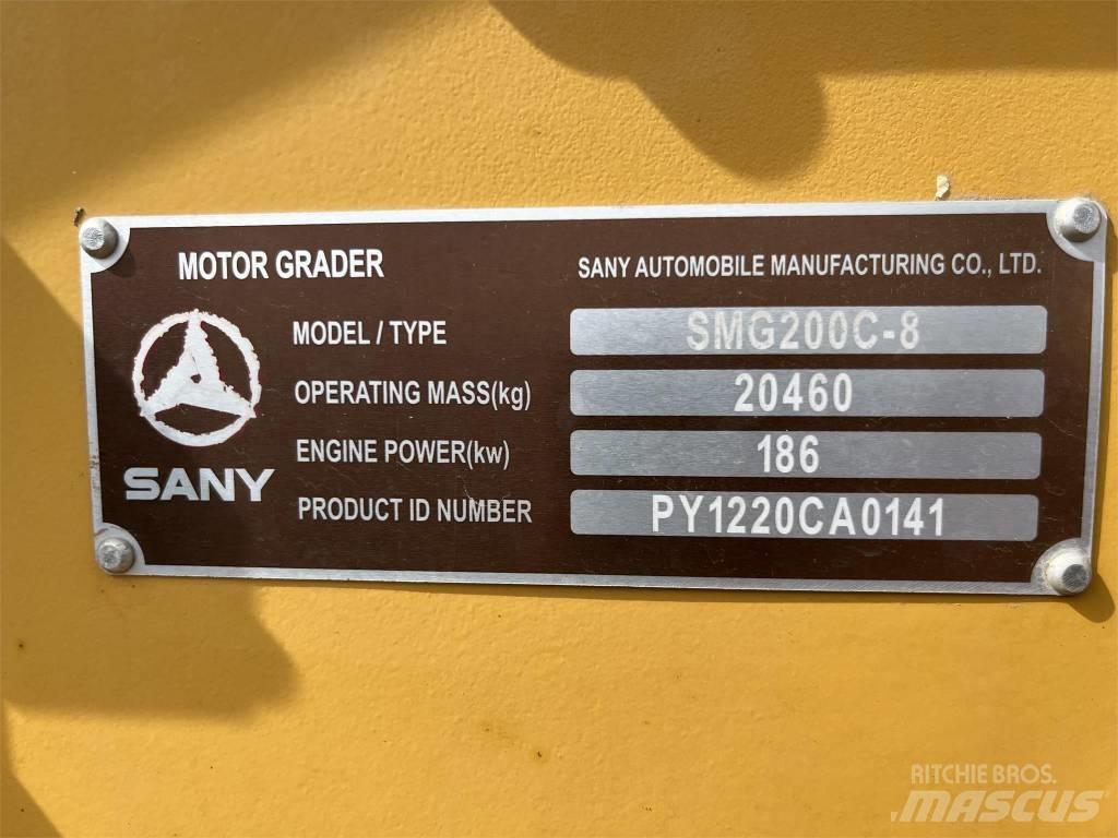 Sany SMG200C-8 Motor Graders