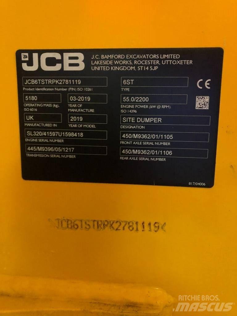 JCB 6 ST Site Dumpers