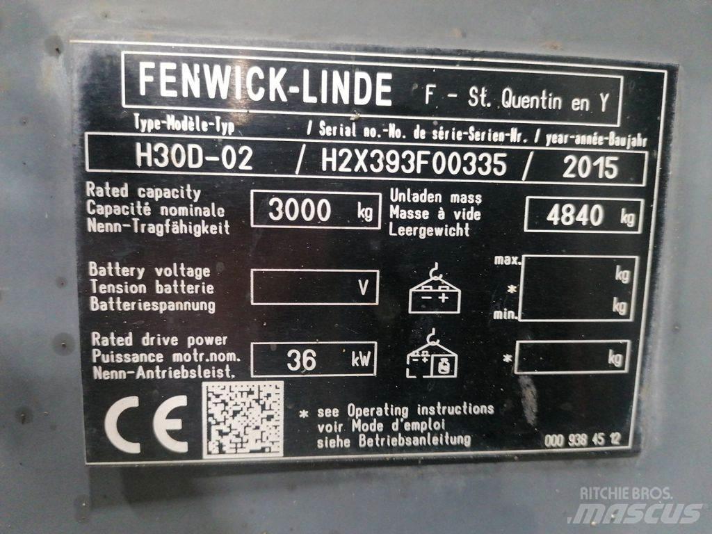 Linde H30D-02 Diesel Forklifts