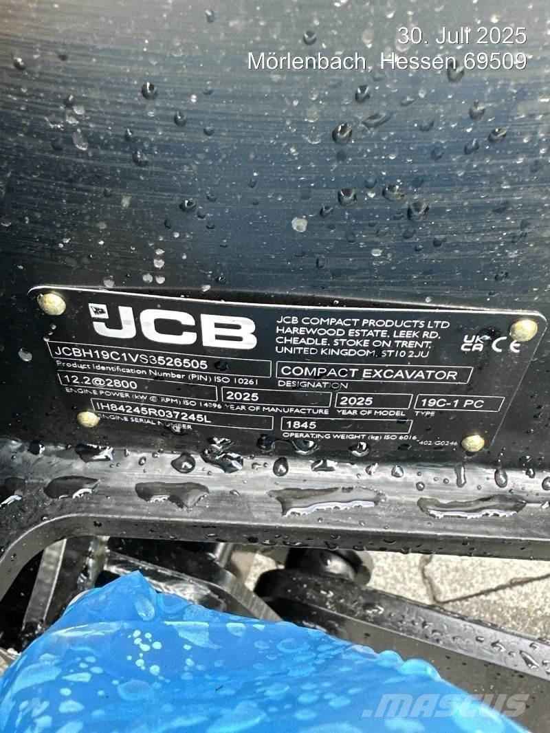 JCB 19C-1 Mini Excavators <7t (Mini Diggers)