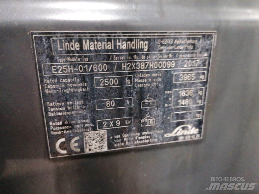 Linde E25H-01/600 Electric Forklifts