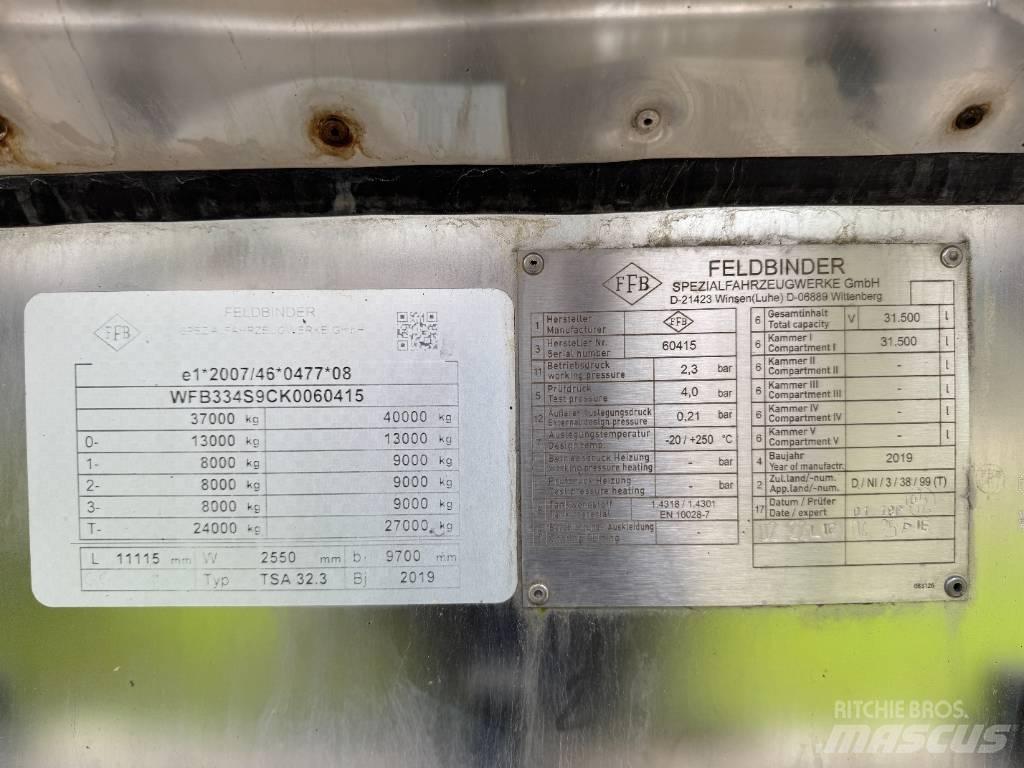Feldbinder TSA 32.3 Tank Trailers