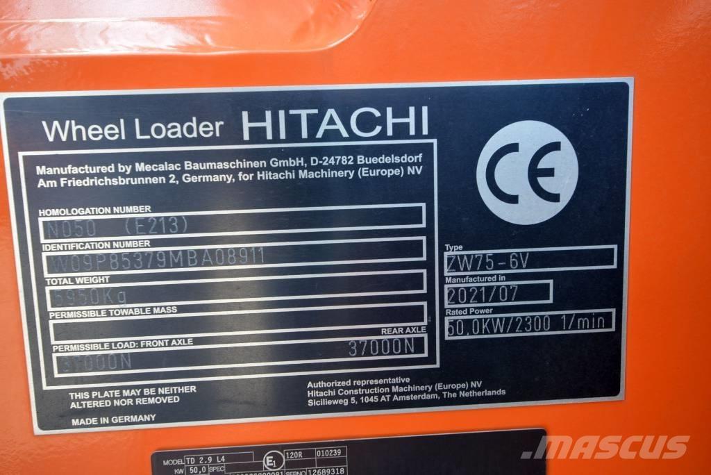 Hitachi ZW 75-6 Wheel Loaders