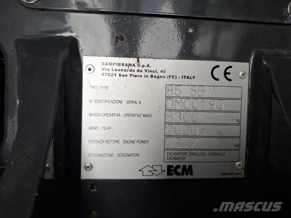 ECM 85 SB Mini excavators  7t - 12t