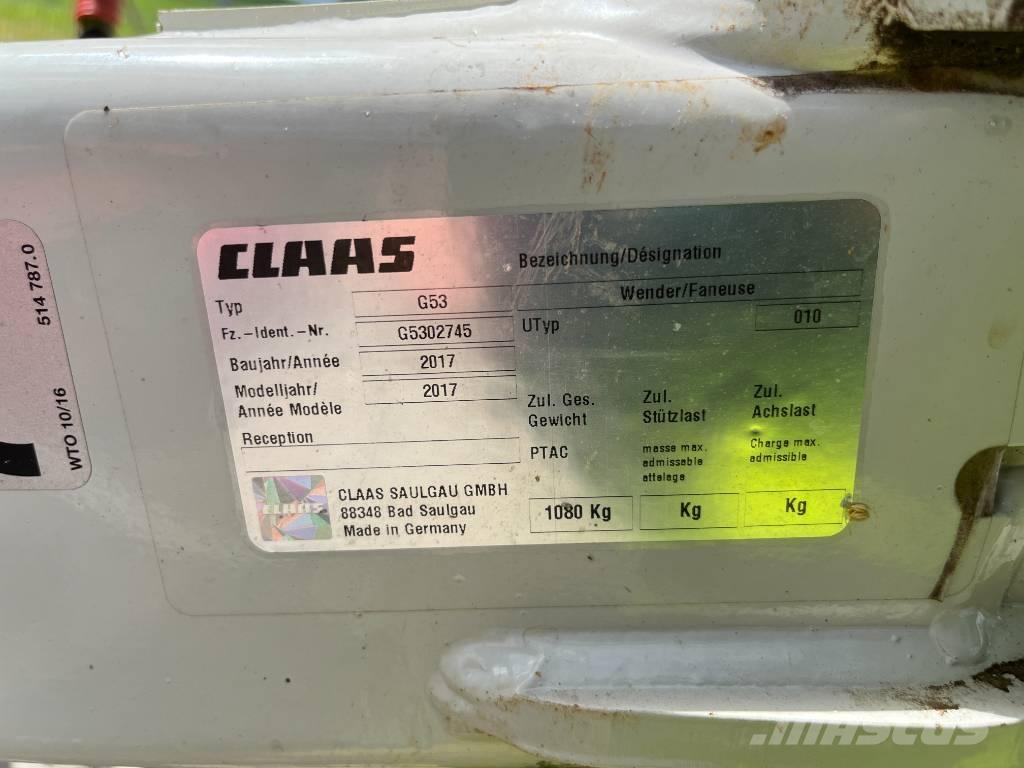 CLAAS Volto 800 Rakes and tedders
