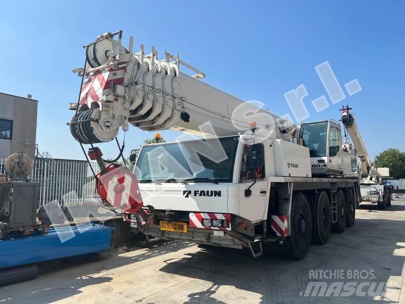 Tadano Faun ATF80-4 Mobile and all terrain cranes