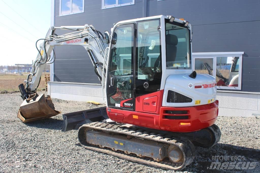 Takeuchi TB 250 Mini Excavators <7t (Mini Diggers)