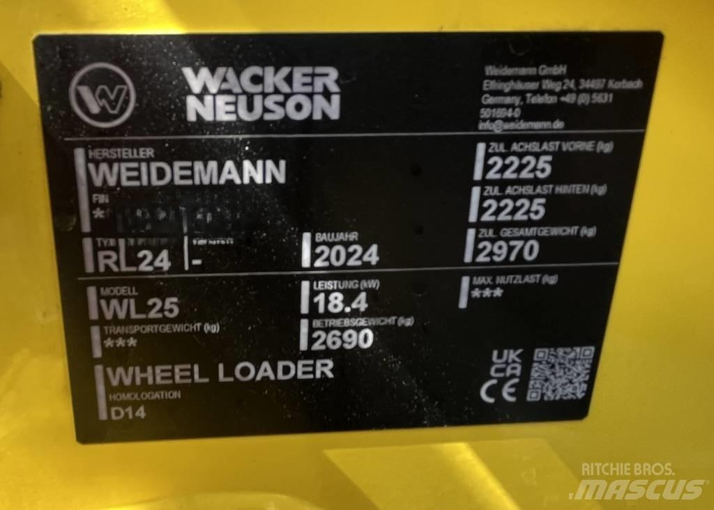 Wacker Neuson WL 25 Wheel Loaders