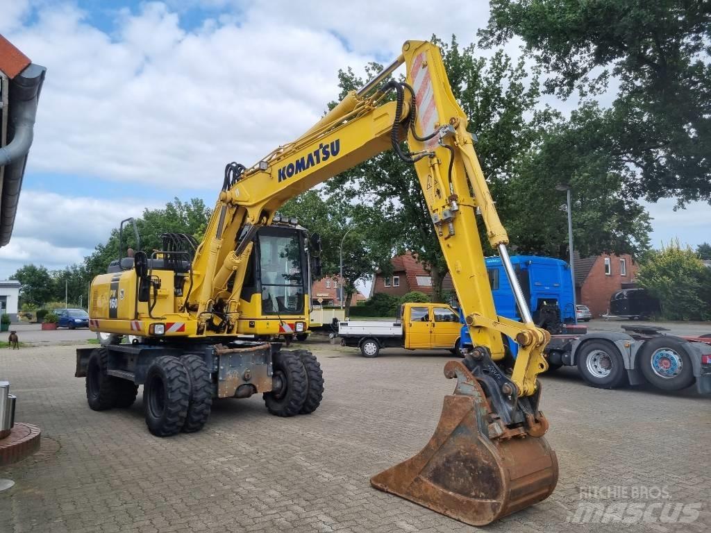 Komatsu PW 160-7E0 Wheeled Excavators