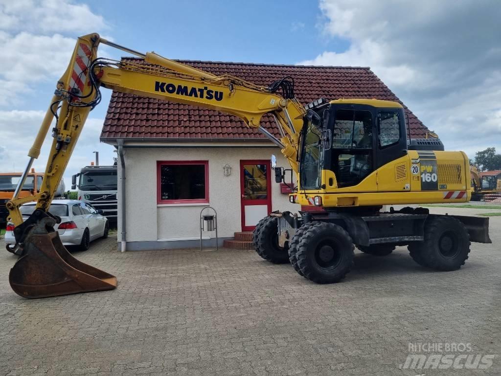 Komatsu PW 160-7E0 Wheeled Excavators