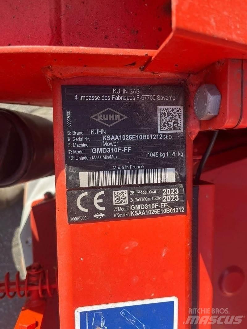 Kuhn GMD 310F Mower-conditioners