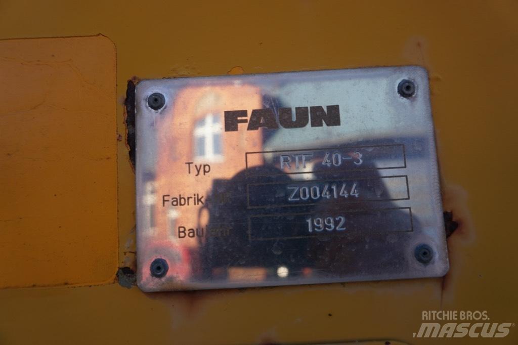Faun RTF 40-3 Mobile and all terrain cranes