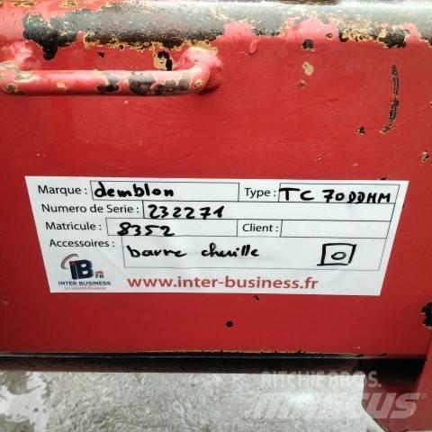 Demblon TC 70 Reversible ploughs