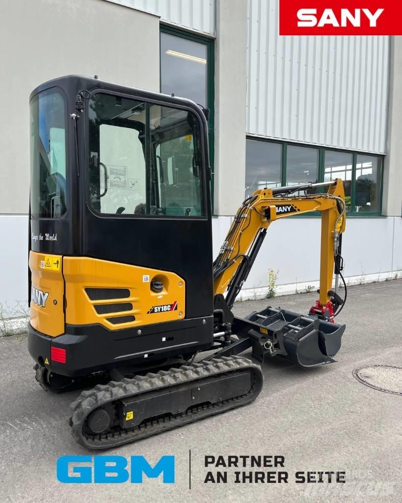 Sany SY 18 C Mini Excavators <7t (Mini Diggers)