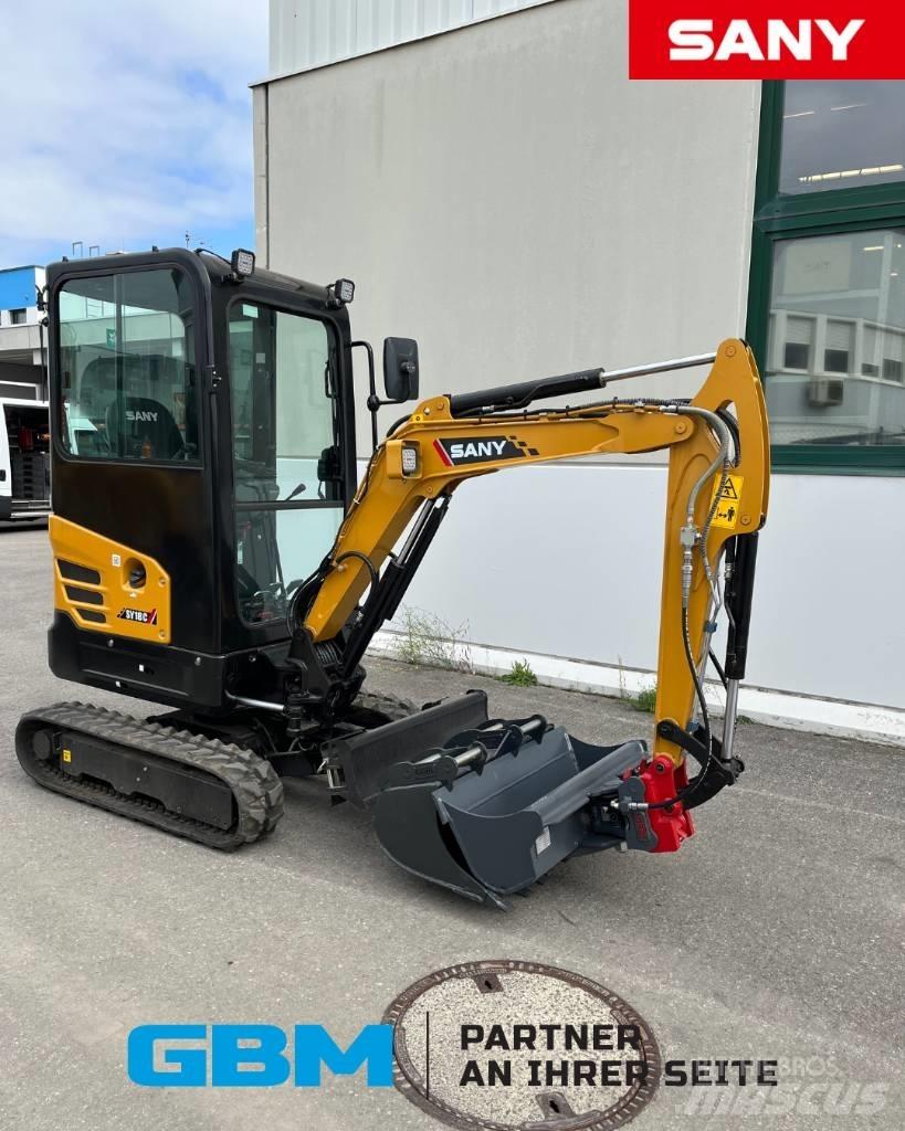 Sany SY 18 C Mini Excavators <7t (Mini Diggers)