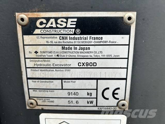 Case IH CX90 D Mini excavators  7t - 12t