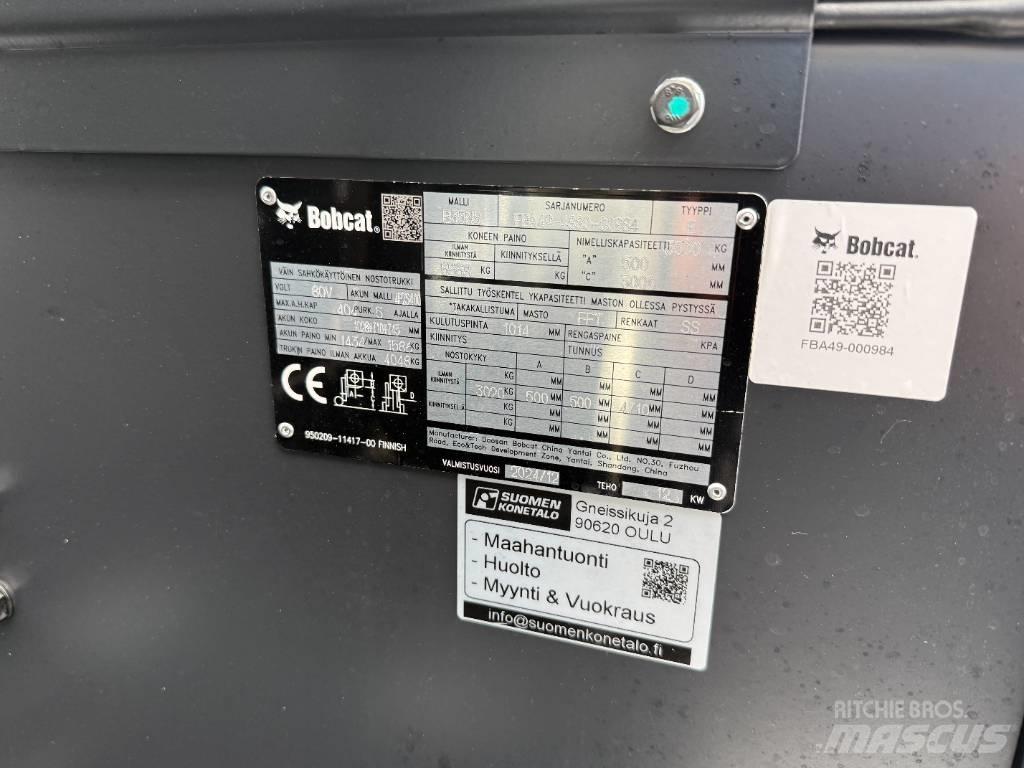 Bobcat B35NS trukki Electric Forklifts