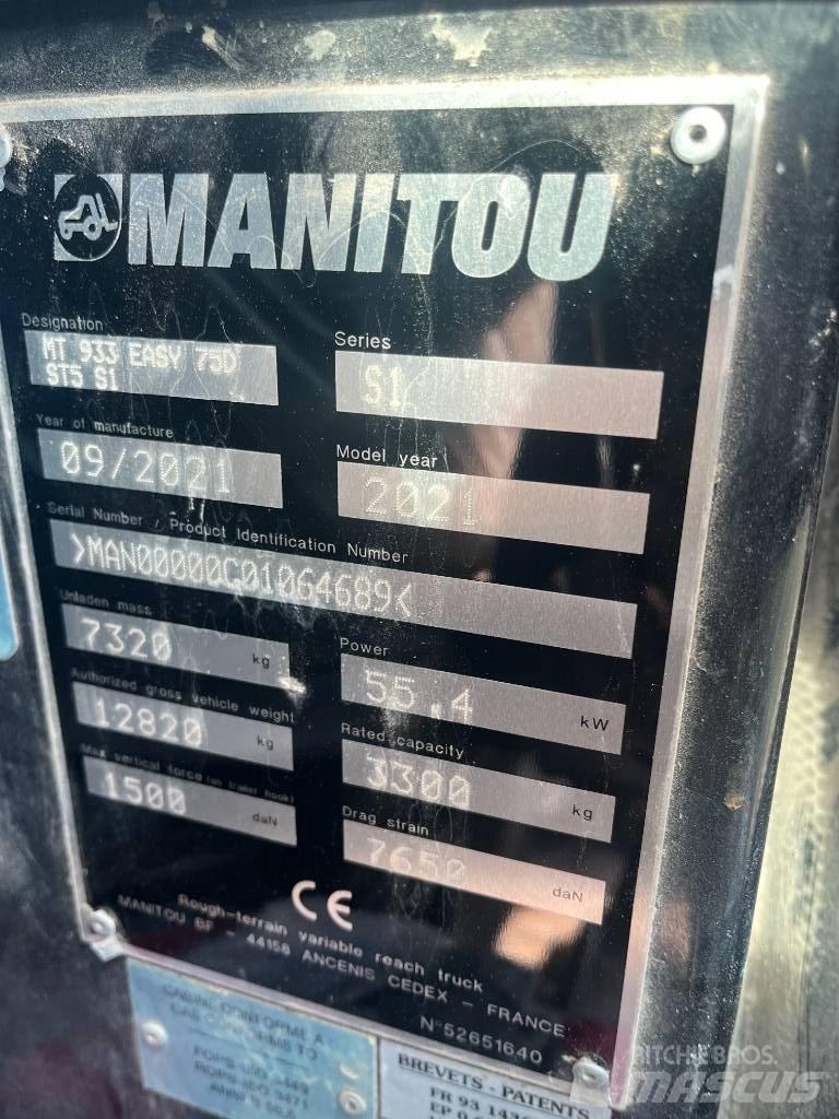 Manitou 933 Telescopic Handlers