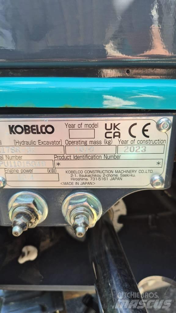 Kobelco SK 17 SR Mini Excavators <7t (Mini Diggers)