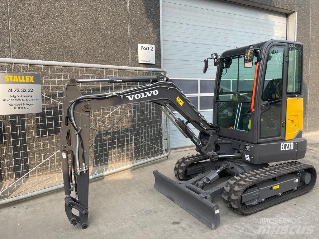 Volvo EC27D Mini Excavators <7t (Mini Diggers)