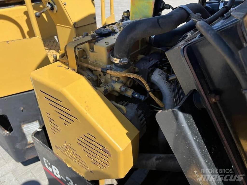 CAT CB 334E Twin drum rollers