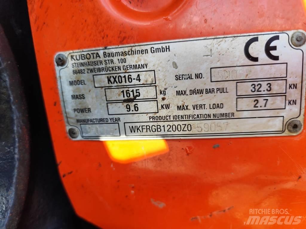 Kubota KX 016-4 Mini Excavators <7t (Mini Diggers)