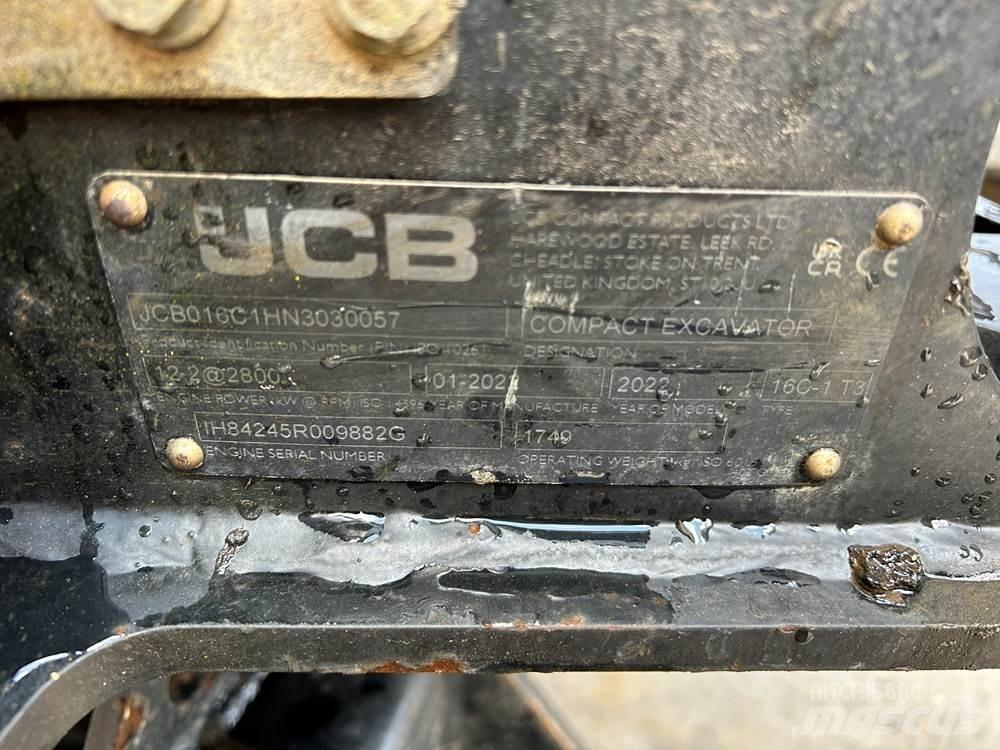 JCB 16C-1 Mini Excavators <7t (Mini Diggers)